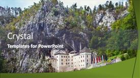  Presentation with magical - PPT layouts consisting of postojna-cave-limestone-plateau background and a  colored foreground