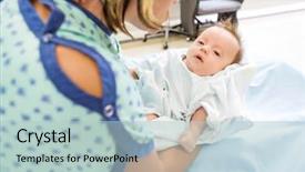  Presentation with postpartum - PPT layouts having postpartum care - mid adult woman playing background and a lemonade colored foreground