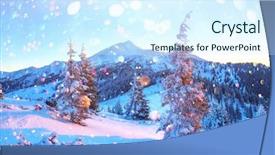  Presentation with winter and trees - Amazing PPT layouts having postprocessing effect christmas holiday collage backdrop and a  colored foreground