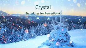  Presentation with winter landscape winter tree - Amazing slide deck having postprocessing effect christmas holiday collage backdrop and a  colored foreground