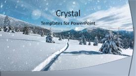  Presentation with winter and trees - Amazing PPT layouts having postprocessing effect christmas holiday collage backdrop and a  colored foreground