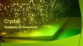  Presentation with fiber - Slides featuring postscript - fiber optics background with lots background and a  colored foreground