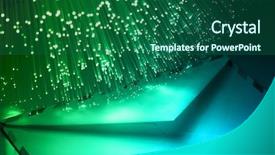  Presentation with fiber - Audience pleasing presentation design consisting of postscript - fiber optics backdrop and a  colored foreground