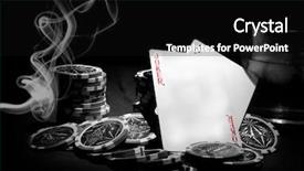  Presentation with poker - Audience pleasing presentation theme consisting of pot luck - poker backdrop and a black colored foreground
