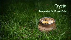  Presentation with saint patrick day - Beautiful PPT layouts featuring pot with golden coins saint backdrop and a  colored foreground