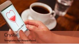  Presentation with hero - Slides enhanced with potable - become a hero text background and a red colored foreground