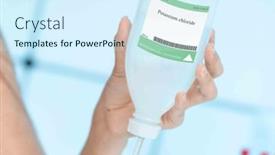  Presentation with muscle - Slides consisting of potassium-chloride-replenishes-potassium-levels background and a cool aqua colored foreground