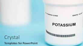  Presentation with muscle contraction - PPT theme featuring potassium-is-an-essential-mineral background and a  colored foreground