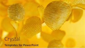  Presentation with freeze - Slides enhanced with potatoes-fried-chips-in-freeze background and a gold colored foreground