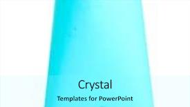  Presentation with paper bag - Theme enhanced with potatoes fries in blue paper bag isolated on white background and a arctic colored foreground