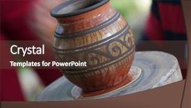 Presentation with costa rica - Amazing presentation design having pottery wheel in costa rica backdrop and a  colored foreground