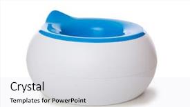  Presentation with white astronomy - Presentation featuring potty isolated on the white background and a light gray colored foreground