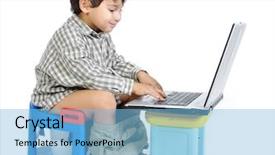  Presentation with toilet training - PPT layouts with potty training - cute kid sitting on toilet background and a  colored foreground