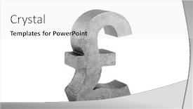  Presentation with symbol - Presentation consisting of pound-symbol-isolated-on-white background and a white colored foreground
