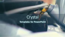  Presentation with car engine - PPT layouts consisting of pouring-fresh-new-clean-synthetic background and a ocean colored foreground
