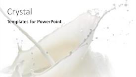  Presentation with milk splash - 