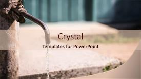  Presentation with water scarcity - Amazing theme having pouring water outdoors water scarcity backdrop and a lemonade colored foreground