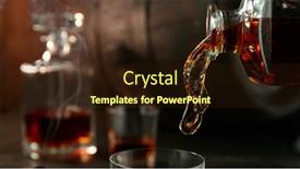  Presentation with whisky - Theme with pouring-whisky-into-glass-dark background and a wine colored foreground