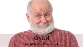  Presentation with bald - Audience pleasing presentation consisting of pout - handsome bald and bearded senior backdrop and a red colored foreground