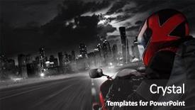  Presentation with motorcycle - Presentation with pov of super sport motorcycle background and a dark gray colored foreground