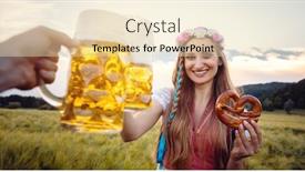  Presentation with bavaria - PPT theme having pov-shot-of-couple background and a lemonade colored foreground