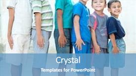  Presentation with poverty - Amazing slide set having poverty education - children feet backdrop and a teal colored foreground