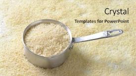  Presentation with jasmine - Beautiful PPT theme featuring poverty free - metal pot filled with jasmine backdrop and a lemonade colored foreground