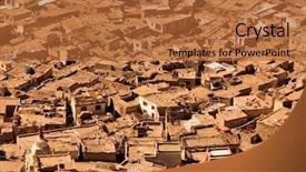  Presentation with poverty - Amazing presentation having poverty india - slum backdrop and a red colored foreground