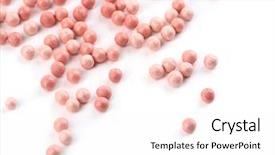  Presentation with powder - Audience pleasing PPT theme consisting of powder-balls-isolated-on-white backdrop and a white colored foreground