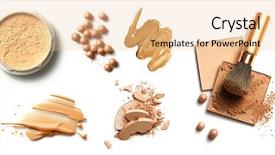  Presentation with foundation - Cool new presentation theme with powder foundation - make-up backdrop and a lemonade colored foreground