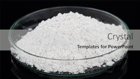  Presentation with petri dish - Colorful presentation theme enhanced with powder-of-gypsum-in-petri backdrop and a light gray colored foreground