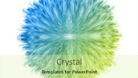  Presentation with symmetrical - Colorful theme enhanced with powder-or-smoke-symmetrical-splash backdrop and a blonde colored foreground