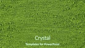  Presentation with matcha green tea - PPT layouts enhanced with powdered-matcha-green-tea-background background and a tawny brown colored foreground