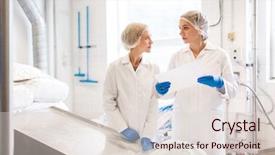  Presentation with food industry - PPT layouts enhanced with powdered milk at ice background and a lemonade colored foreground