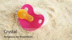  Presentation with milk baby - Amazing slide set having powdered milk with nipple for baby close-up backdrop and a lemonade colored foreground