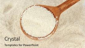  Presentation with powdered - Beautiful presentation theme featuring powdered milk with spoon backdrop and a lemonade colored foreground
