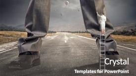  Presentation with power media - Presentation design consisting of power and domination are absolut background and a  colored foreground