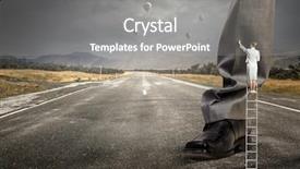  Presentation with power media - Theme featuring power and domination are absolut background and a  colored foreground