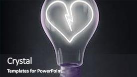  Presentation with power energy - Presentation theme having power-and-energy-concept background and a dark gray colored foreground