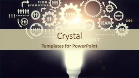  Presentation with power media - PPT theme with power and energy mixed media background and a soft green colored foreground