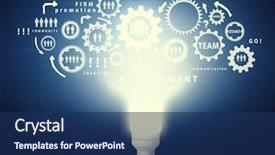  Presentation with power energy - Presentation featuring power and energy background and a  colored foreground