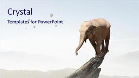  Presentation with power media - PPT layouts featuring power and leadership concept mixed background and a sky blue colored foreground