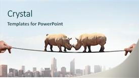  Presentation with power media - PPT layouts enhanced with power and leadership concept mixed background and a  colored foreground