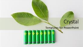  Presentation with energy power - Slides with power environment and ecology concept background and a  colored foreground