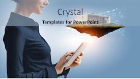  Presentation with power generation - PPT theme enhanced with power-generation-factory-mixed-media background and a light blue colored foreground