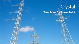  Presentation with spain - Cool new theme with power-line-in-teruel-province backdrop and a teal colored foreground