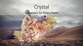  Presentation with energy power - Amazing slide deck having power of nature backdrop and a  colored foreground