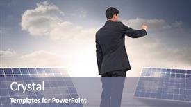  Presentation with composite - Audience pleasing presentation consisting of power point presentation - composite image of asian businessman backdrop and a gray colored foreground