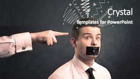  Presentation with employee - Slide deck enhanced with power points leadership - caucasian business hand pointing background and a  colored foreground