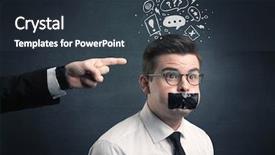  Presentation with question marks - Amazing presentation theme having power points leadership - caucasian business hand pointing backdrop and a tawny brown colored foreground